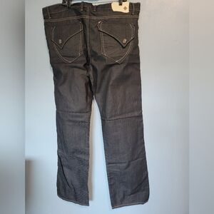 Monarchy Mens Flap Jeans Size 42 Black Nwt